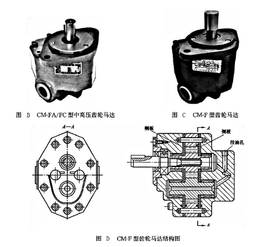 CM-F 型齒輪馬達結(jié)構(gòu)圖